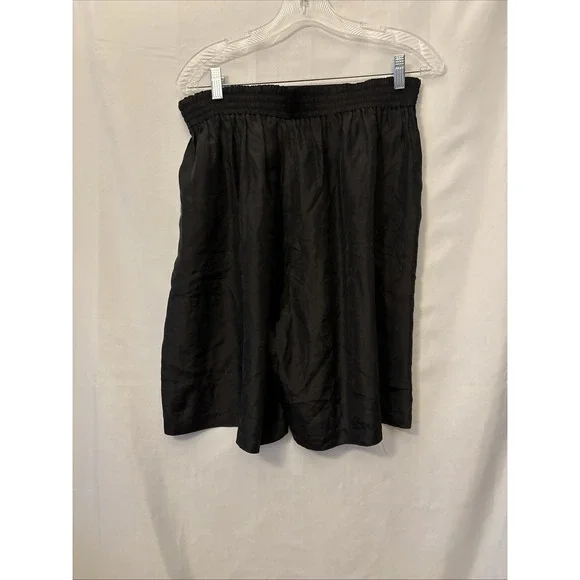 Women's 100%‎ Silk Shorts lot Of 3 J Jarold? Wide Leg Black, Pink, Teal,  M - Picture 8 of 12